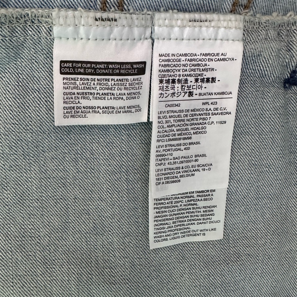 Levi's Classic Blue Denim Jacket - Picture 3 of 5